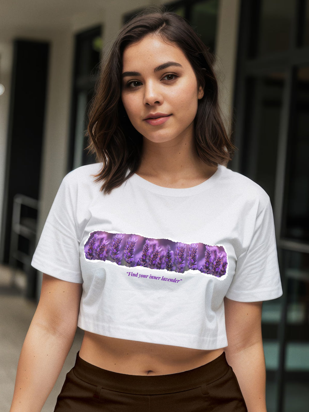 White Baby Tee