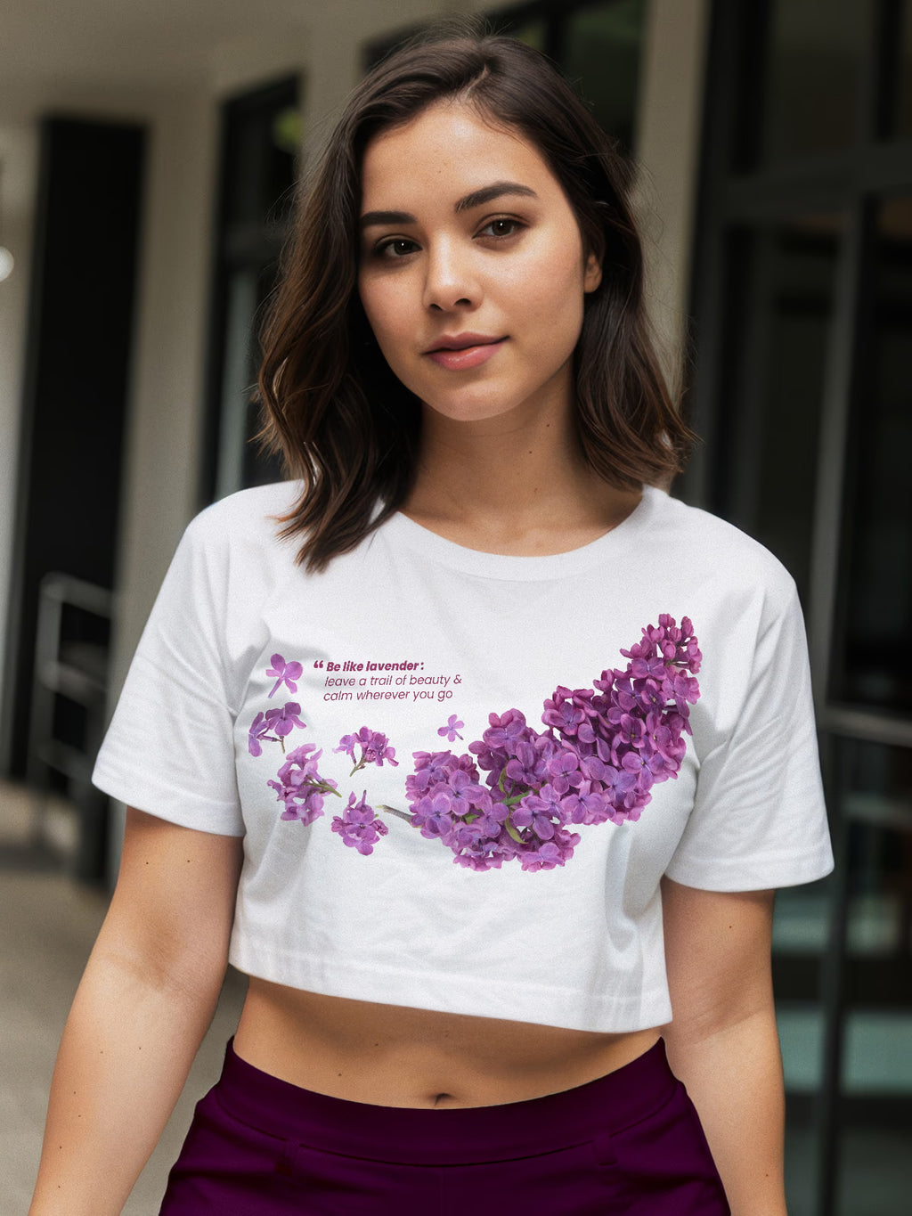 White Baby Tee