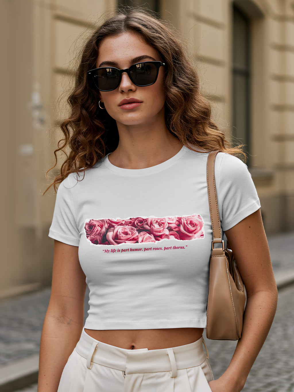White Baby Tee