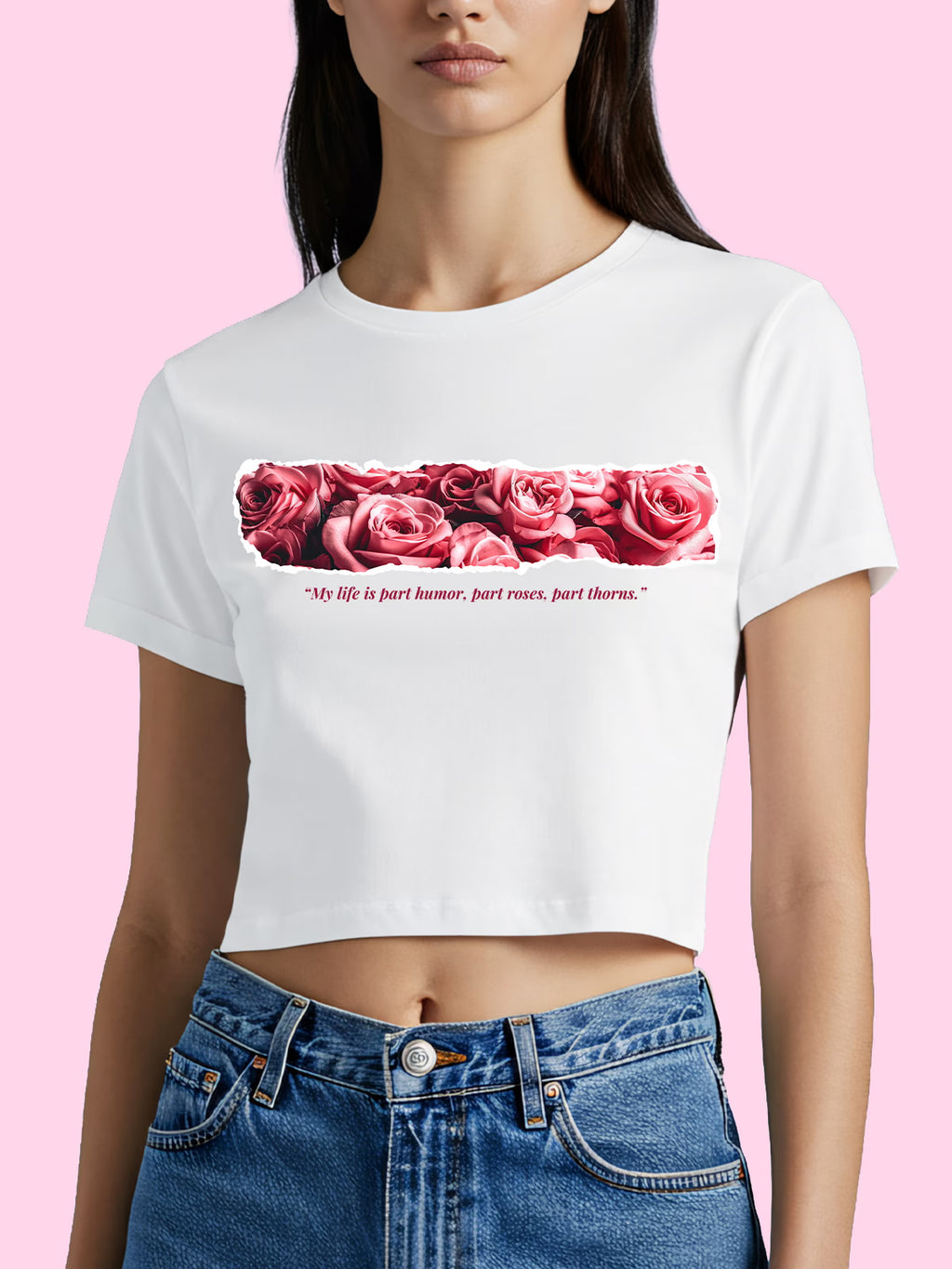 White Baby Tee