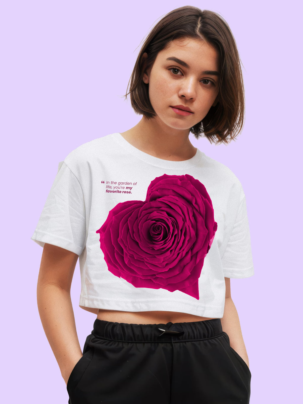 White Baby Tee
