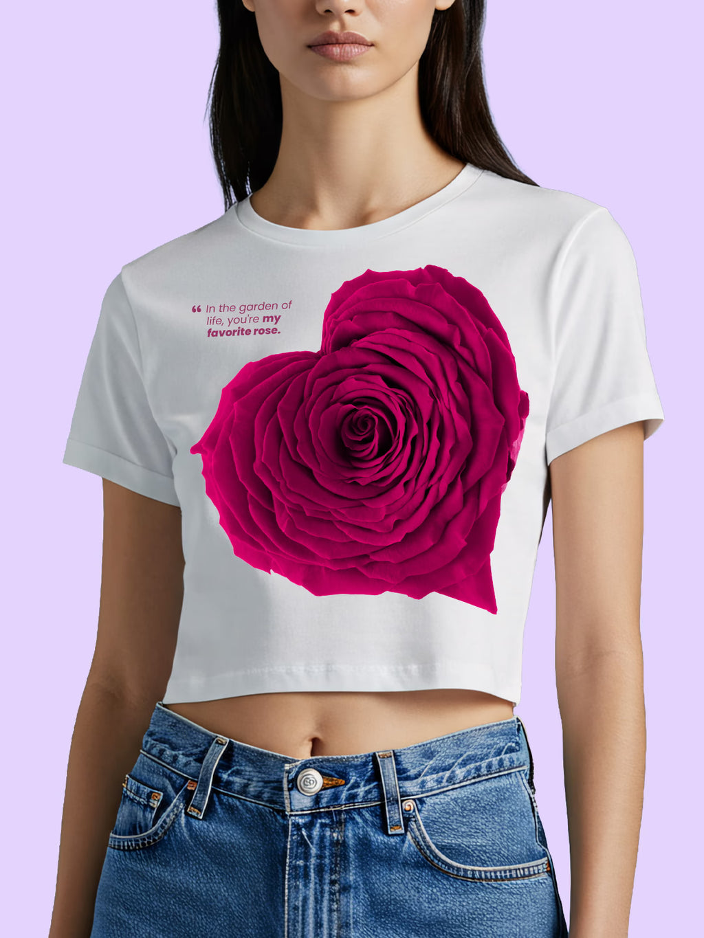 White Baby Tee