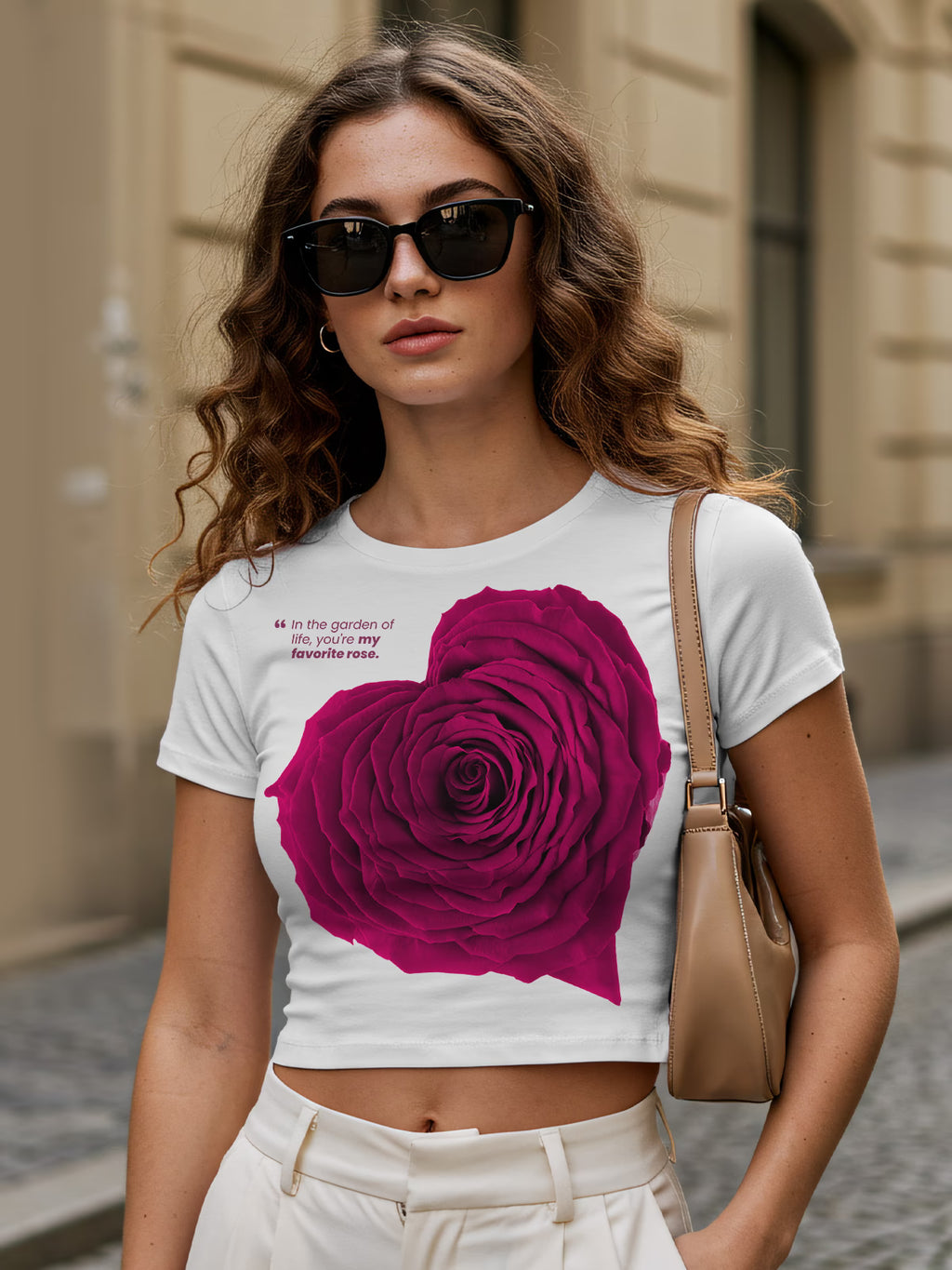 White Baby Tee