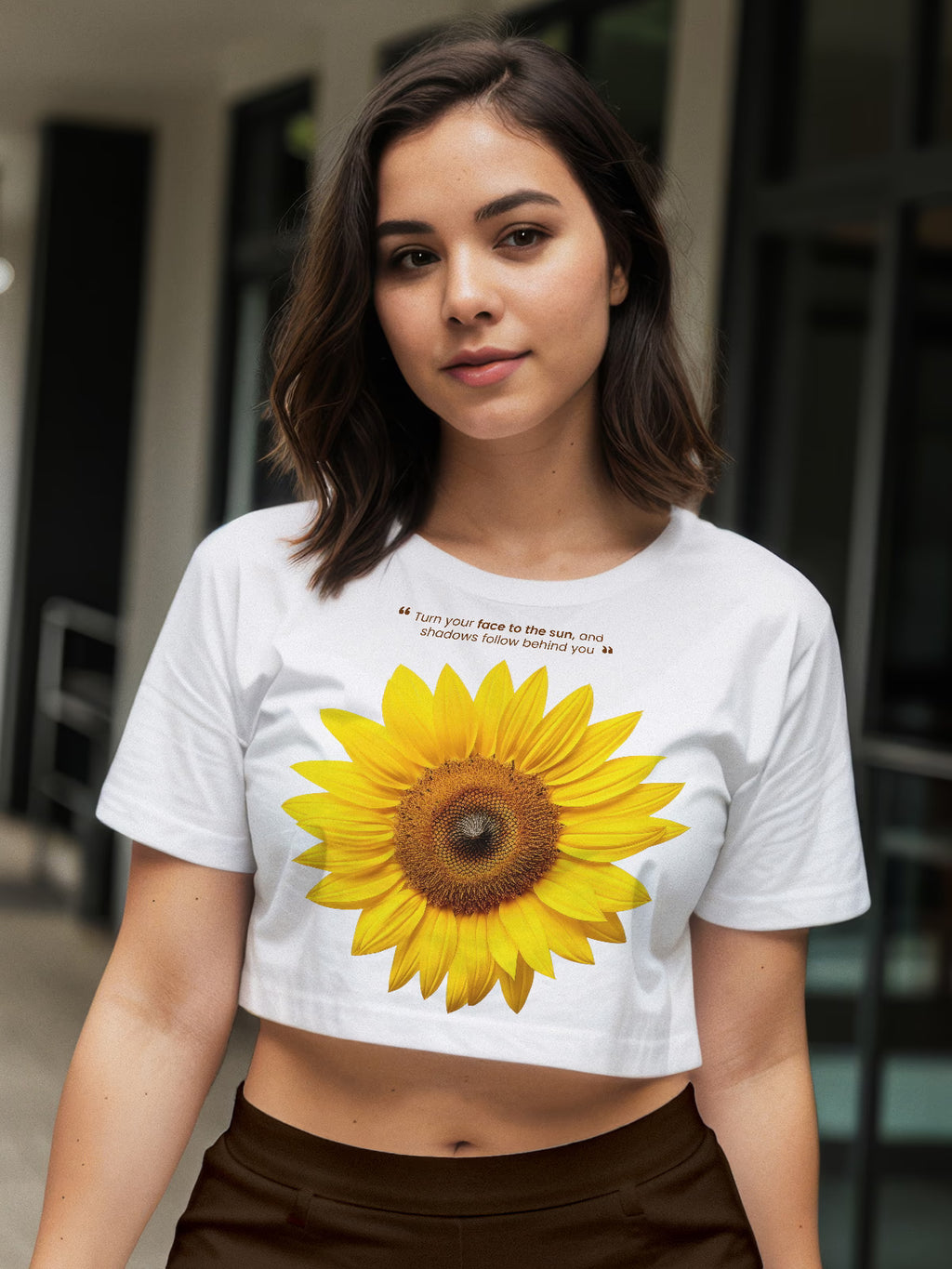 White Baby Tee