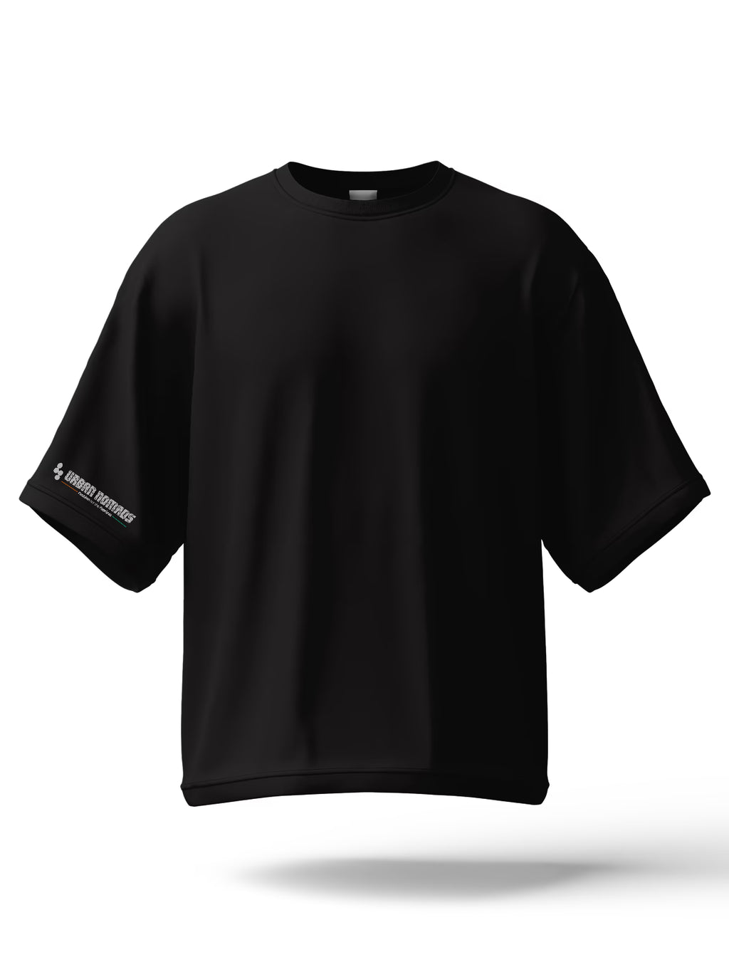 Black Oversized Tee | 240 GSM | Thick Fabric