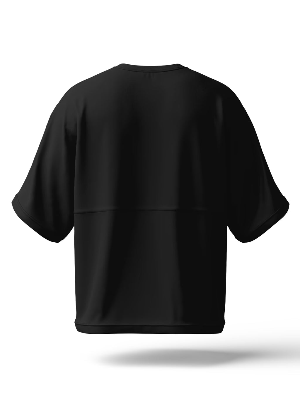 Black Oversized Tee | 240 GSM | Thick Fabric