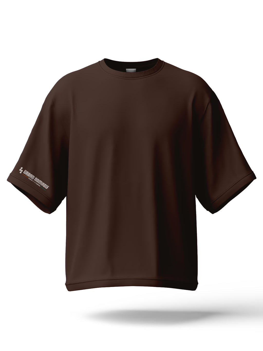 Brown Oversized Tee | 240 GSM | Thick Fabric