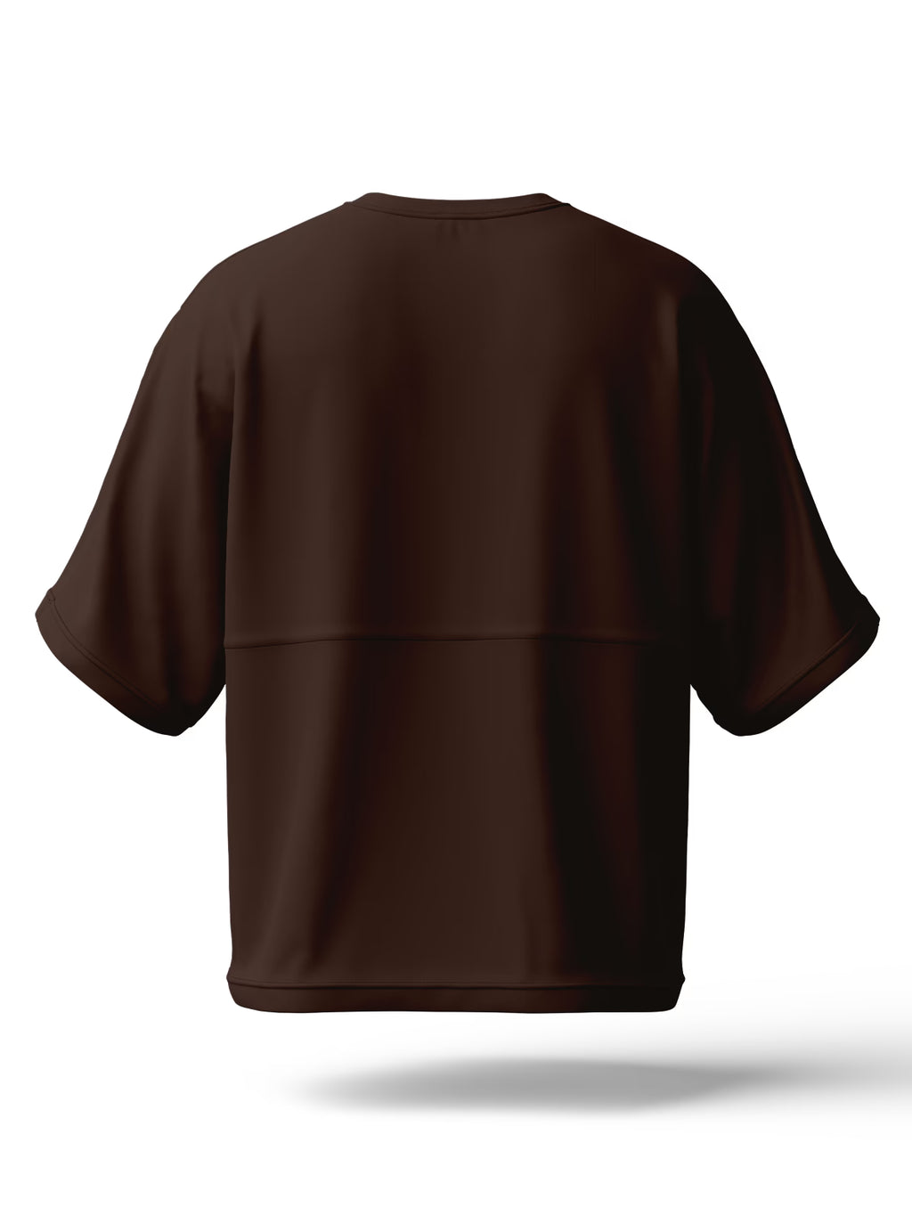 Brown Oversized Tee | 240 GSM | Thick Fabric