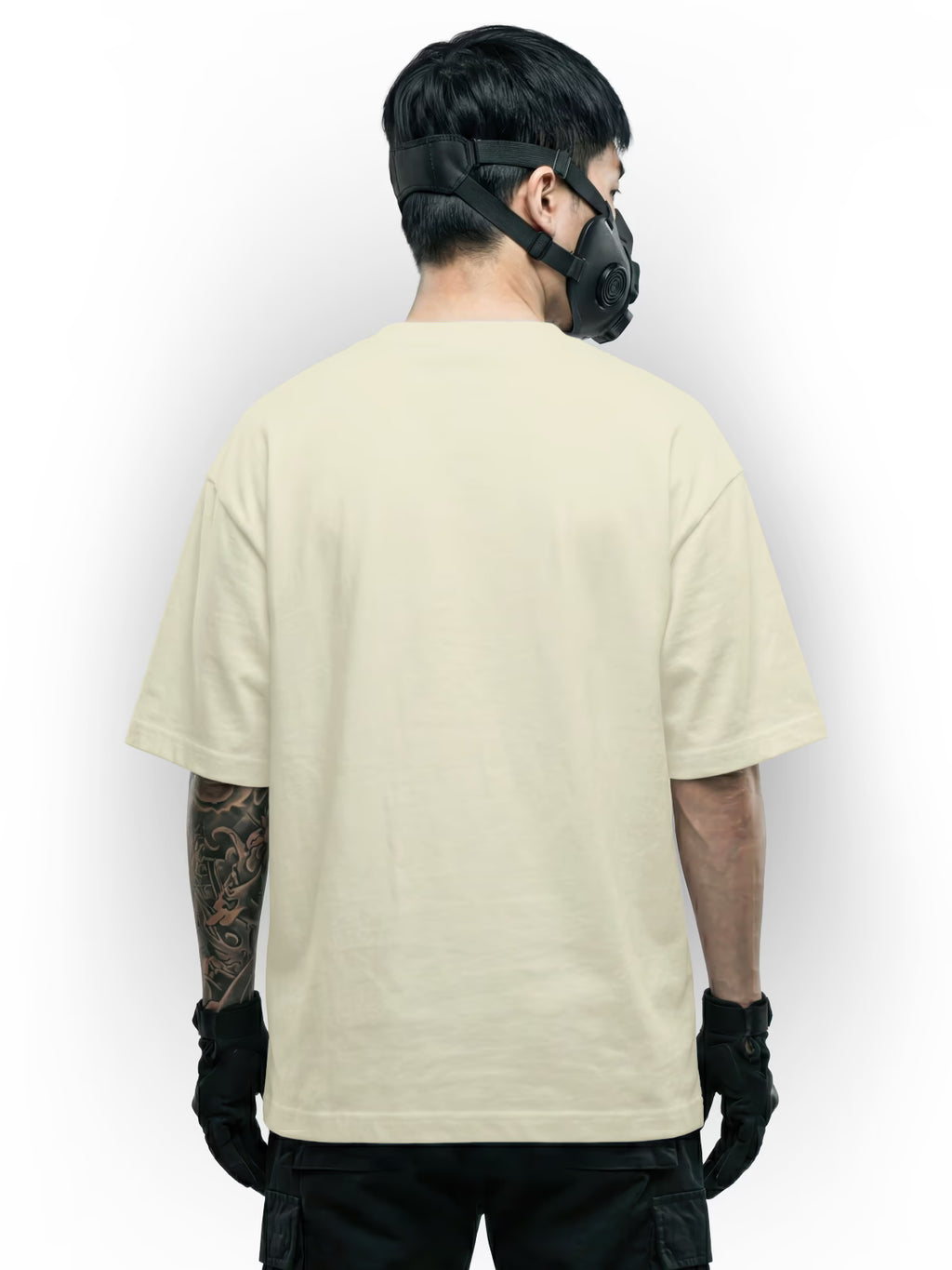 Off White Oversized Tee | 240 GSM | Thick Fabric