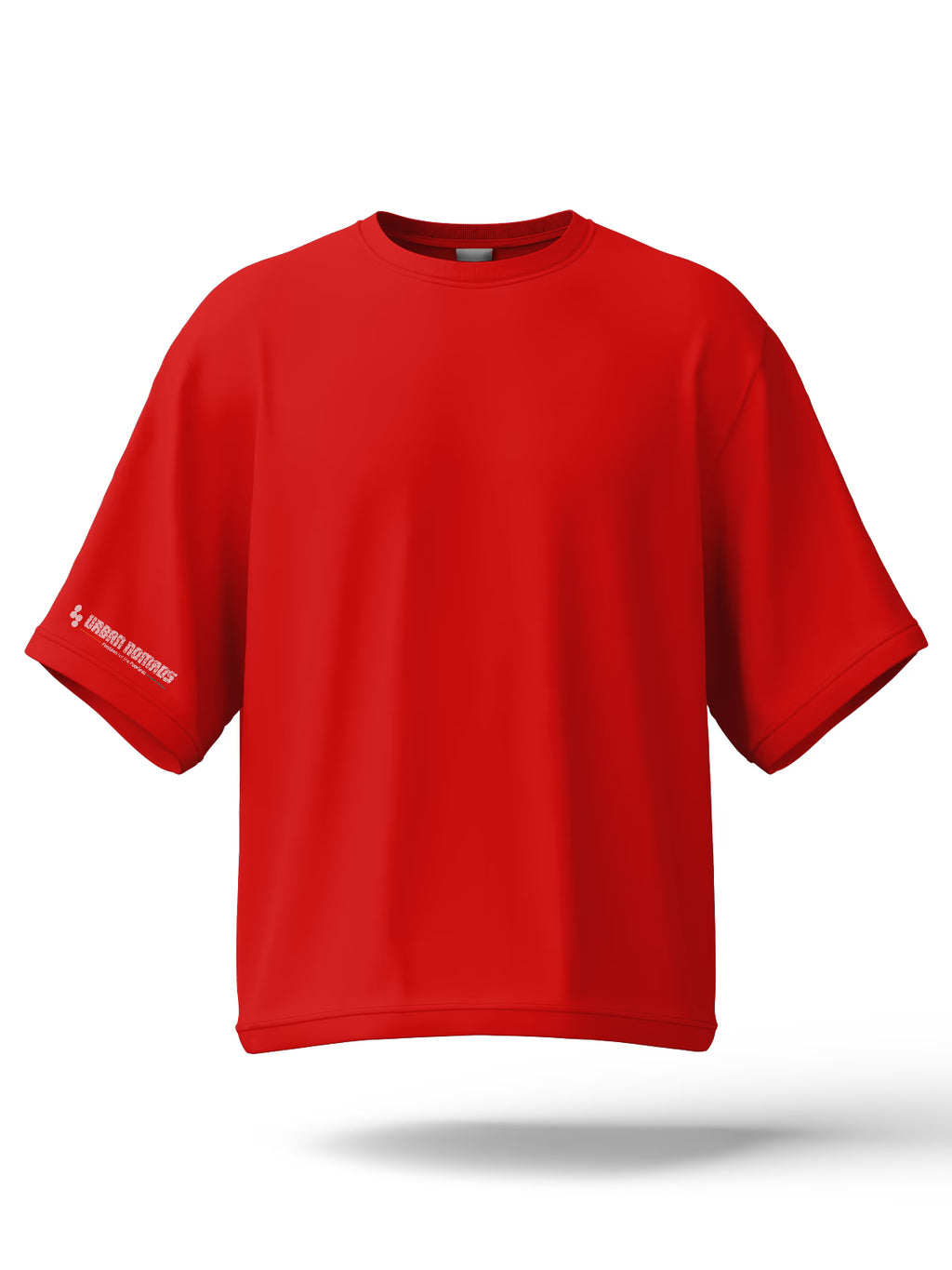 Red Oversized Tee | 240 GSM | Thick Fabric