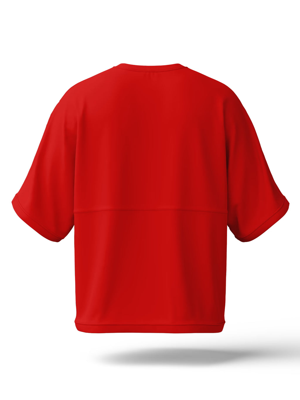 Red Oversized Tee | 240 GSM | Thick Fabric