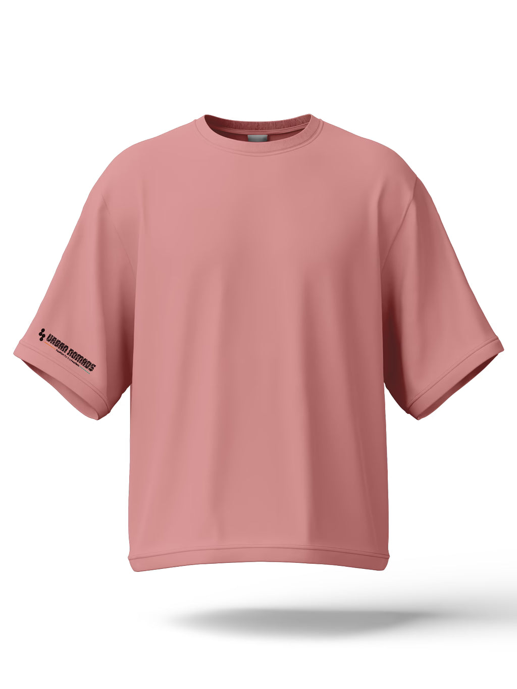 Rose Pink Oversized Tee | 240 GSM | Thick Fabric