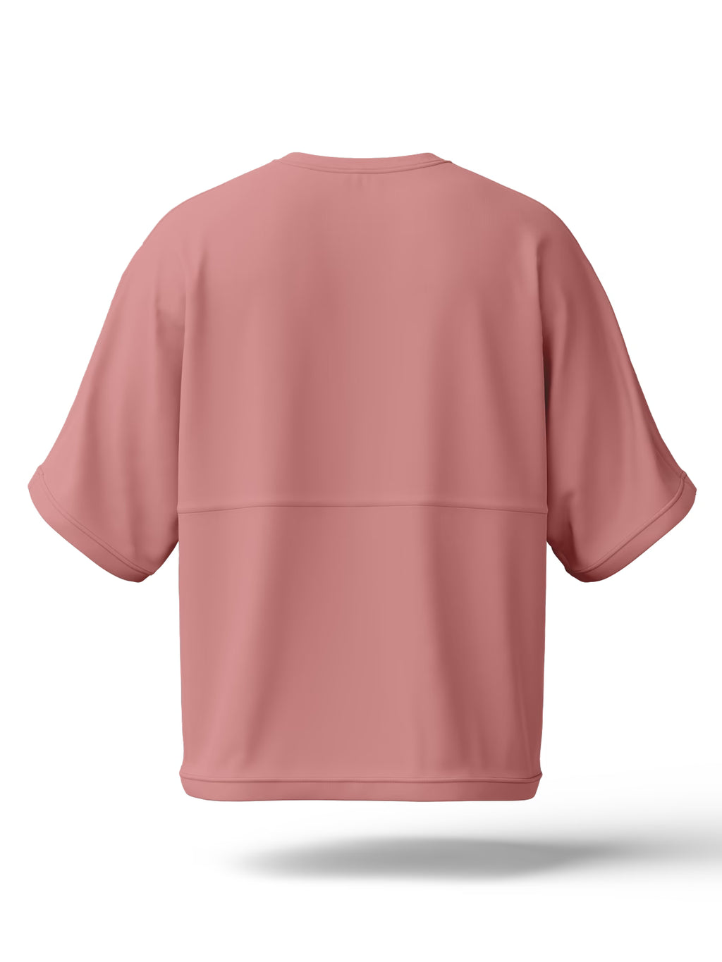 Rose Pink Oversized Tee | 240 GSM | Thick Fabric