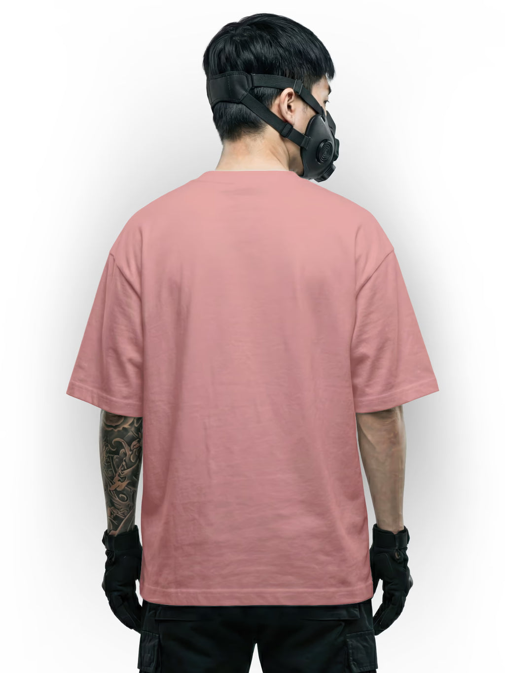 Rose Pink Oversized Tee | 240 GSM | Thick Fabric